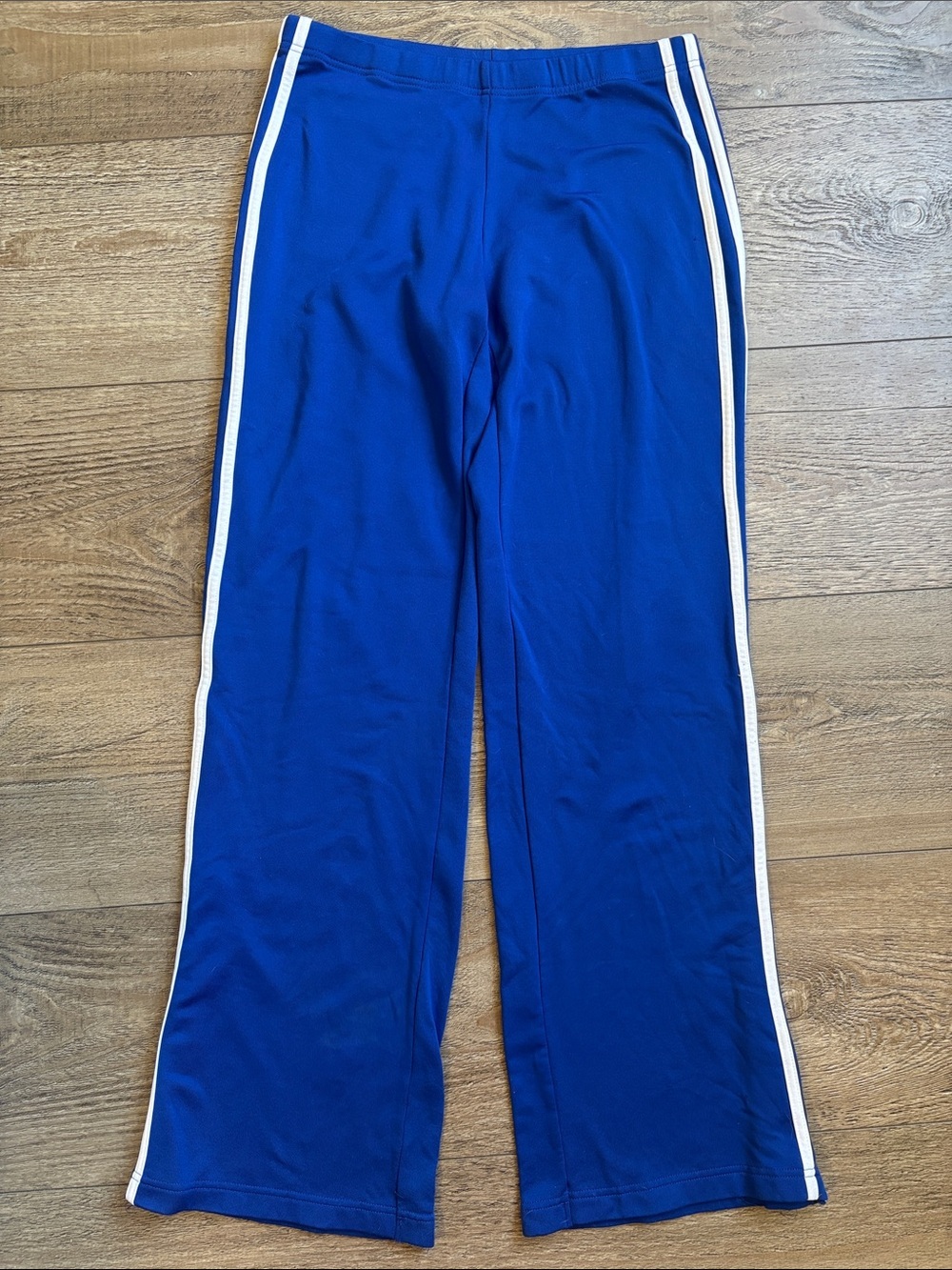Vintage 2002 Tommy Hilfiger Royal Blue Athletic Track Pants w White Side Stripes
